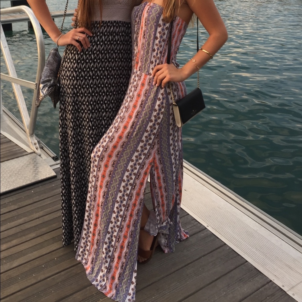 Right colorful maxi wet seal dress